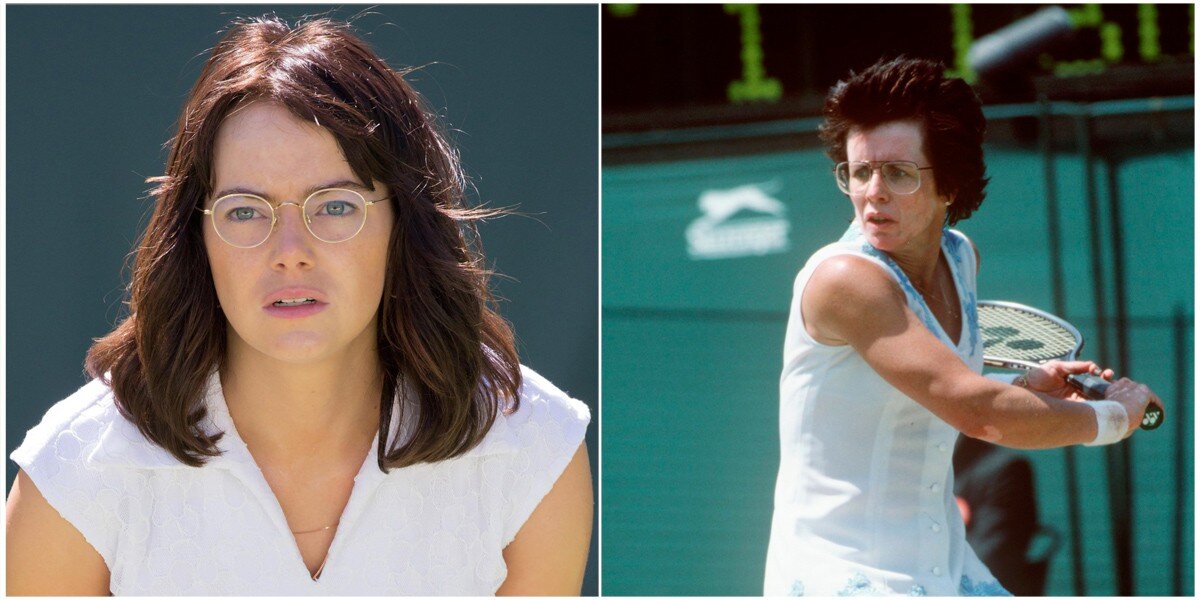 Эмма Стоун и Билли Джин Кинг