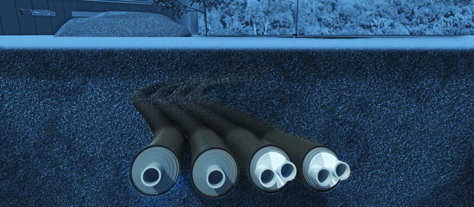 Продукция компании предусматривает возможность прокладывать трубы скрыто (в штробах стен или в стяжке пола).