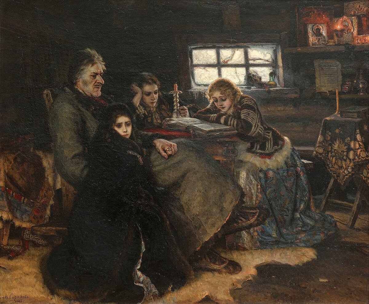 В. Суриков. "Меншиков в Берёзове". (1883)