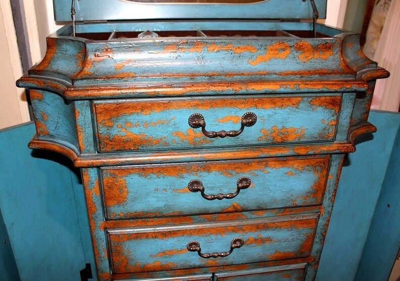 Эффект многократно окрашенной поверхности