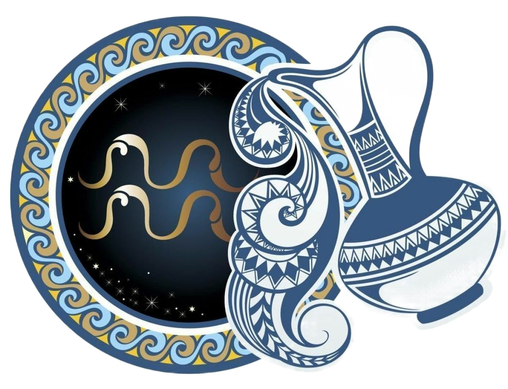 Водолей векторная картинка