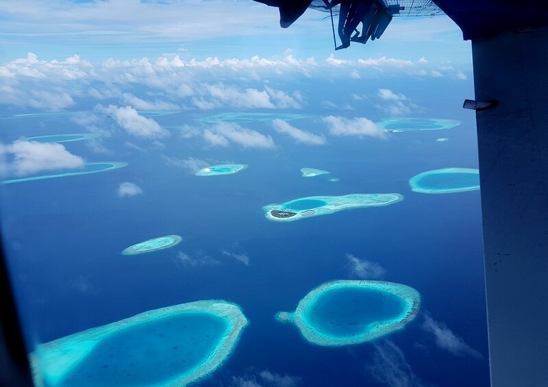 вид из окна гидросамолета