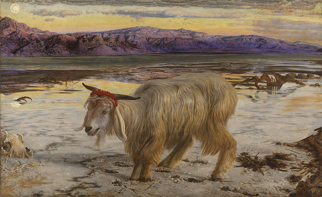 Уильям Холман Хант. Козел отпущения, 1854-55