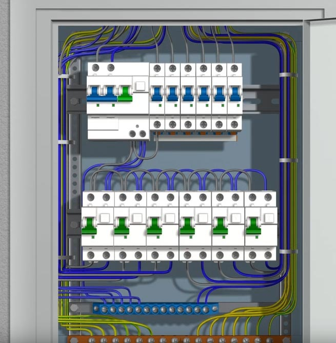Расключение щита квартирного. Расключение распределительного щита. Схема подключения щита в квартире. Расключение щита электрического.