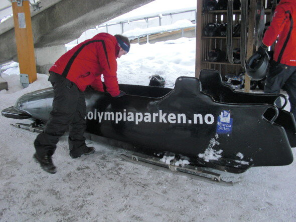Наш боб устанавливают на старт