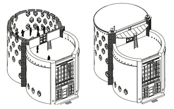 План дома Мельниковых