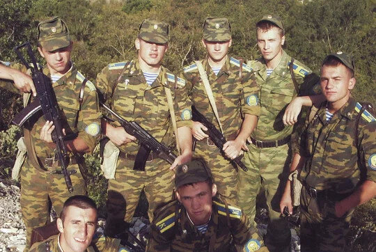 Курсанты  Рязанского Училища ВДВ 