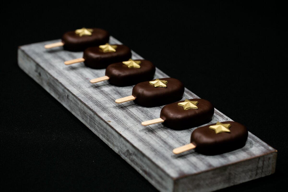 Пироженое "картошка"  по оригинальному рецепту в виде эскимо