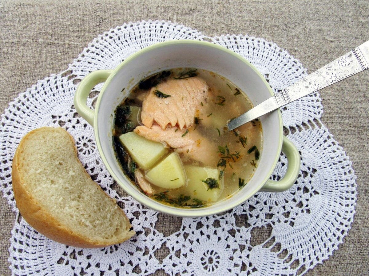 Суп с лососем, овощами и пшеном - пошаговый рецепт с фото