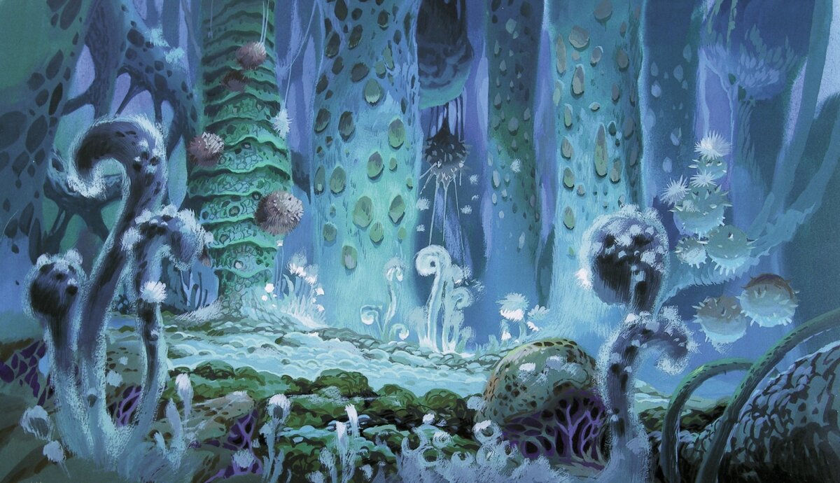 Кадр из мультфильма Хайяо Миядзаки "Навсикая из долины ветров" (1984)