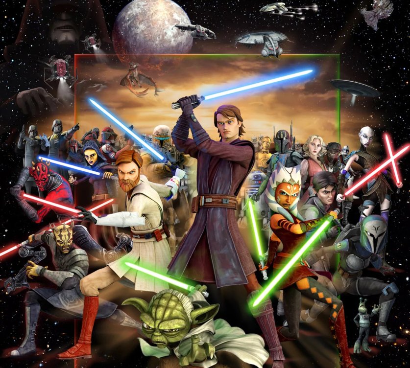 Star wars the clone wars. Звёздные войны войны клонов.