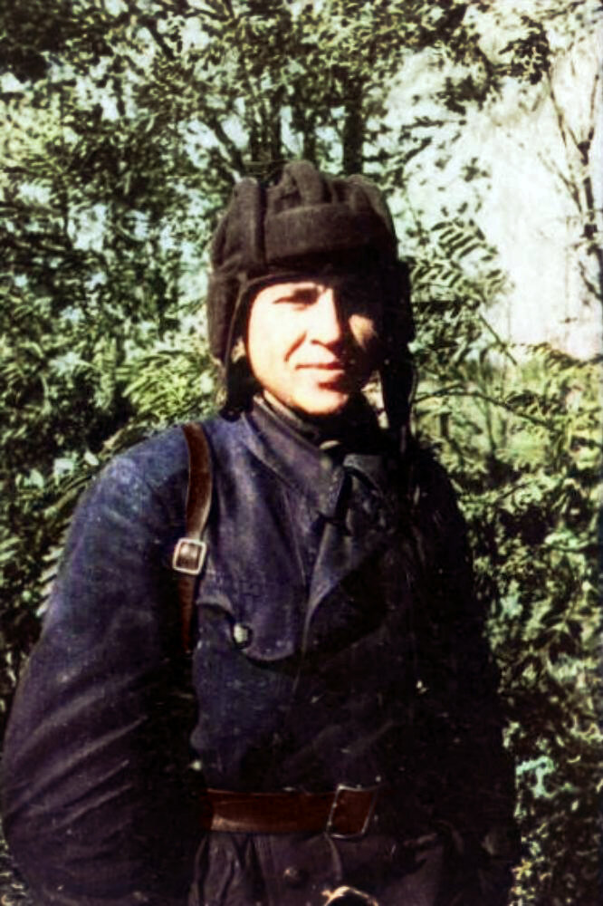 Портрет неизвестного танкиста. Автор: Арон Замский. Фотография использована в качестве иллюстрации.