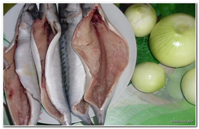 Чищенная скумбрия