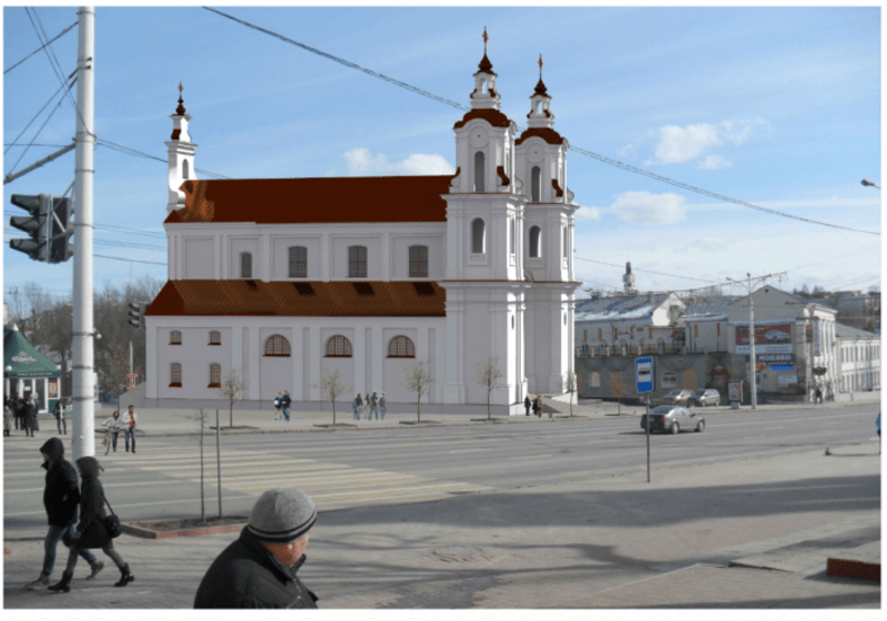 Фотопроекция предоставлена отцом Вячеславом Борком для «Витебского курьера» в 2017 году