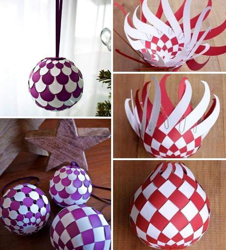 Поэтапное создание бумажных воздушных шаров