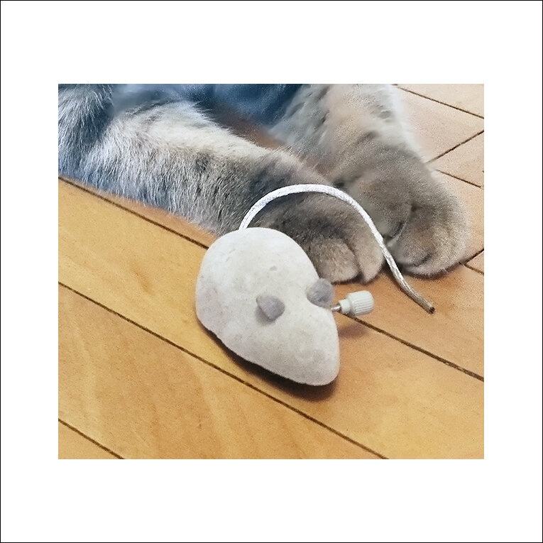 Игрушка для кота. Механическая мышка. 