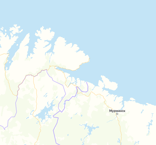 Граница Норвегии и России. Мурманская область.