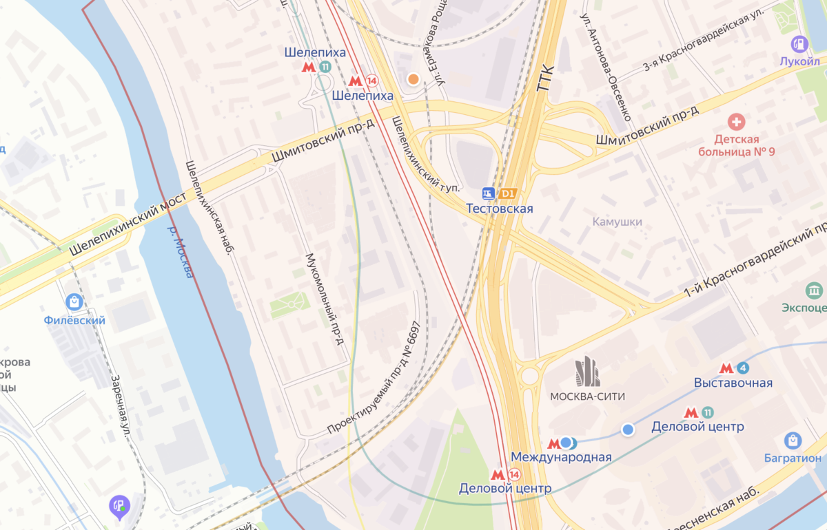 Яндекс.Карты. Скриншот автора.