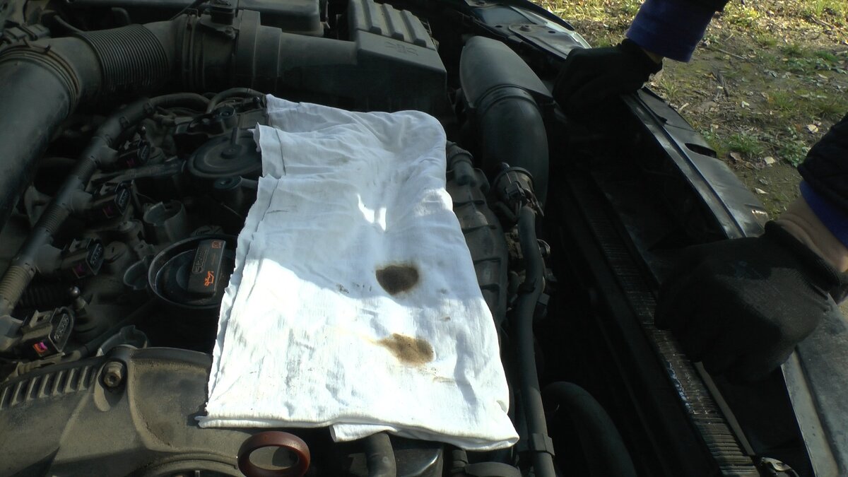 Раскоксовка двигателя 1.8 tsi средством Лавр Express (без замены масла ...