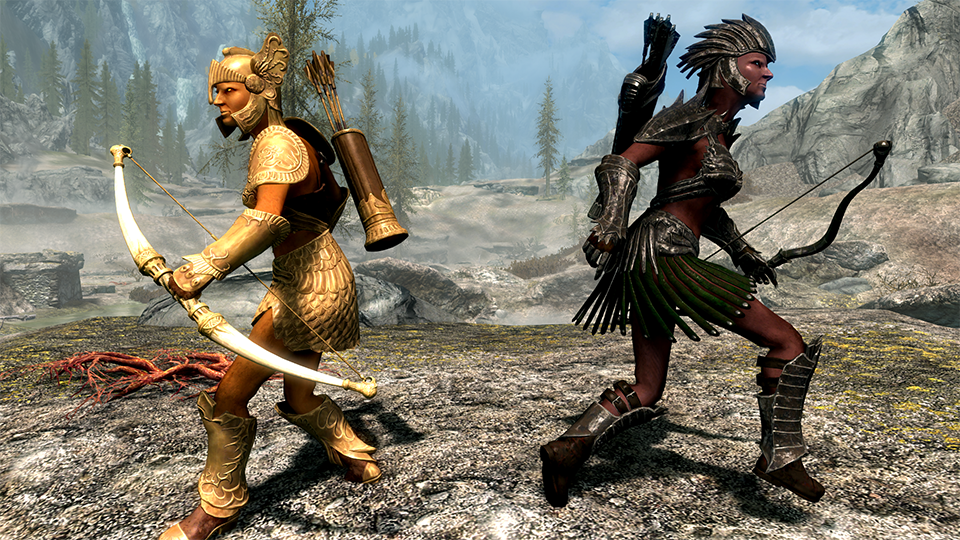 Аурил и Мазкен из Обливиона теперь в Скайриме