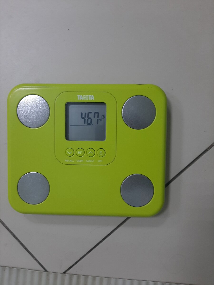 Мой вес всегда под контролем