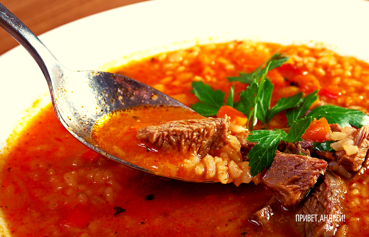 Как правильно варить суп харчо: рецепт с рисом и свининой