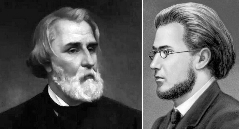Иван Тургенев и Герман Лопатин 