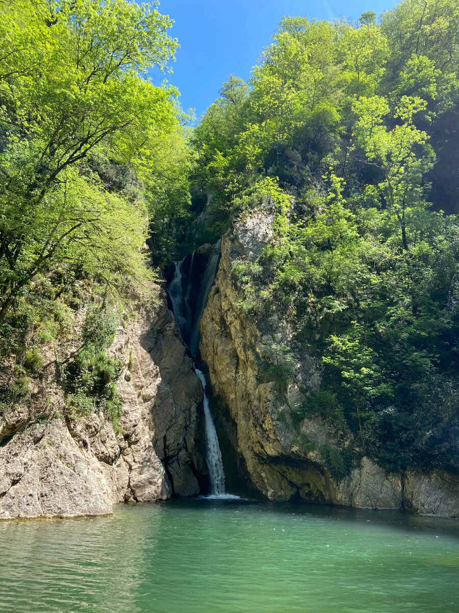 Агурские водопады Краснодарский край