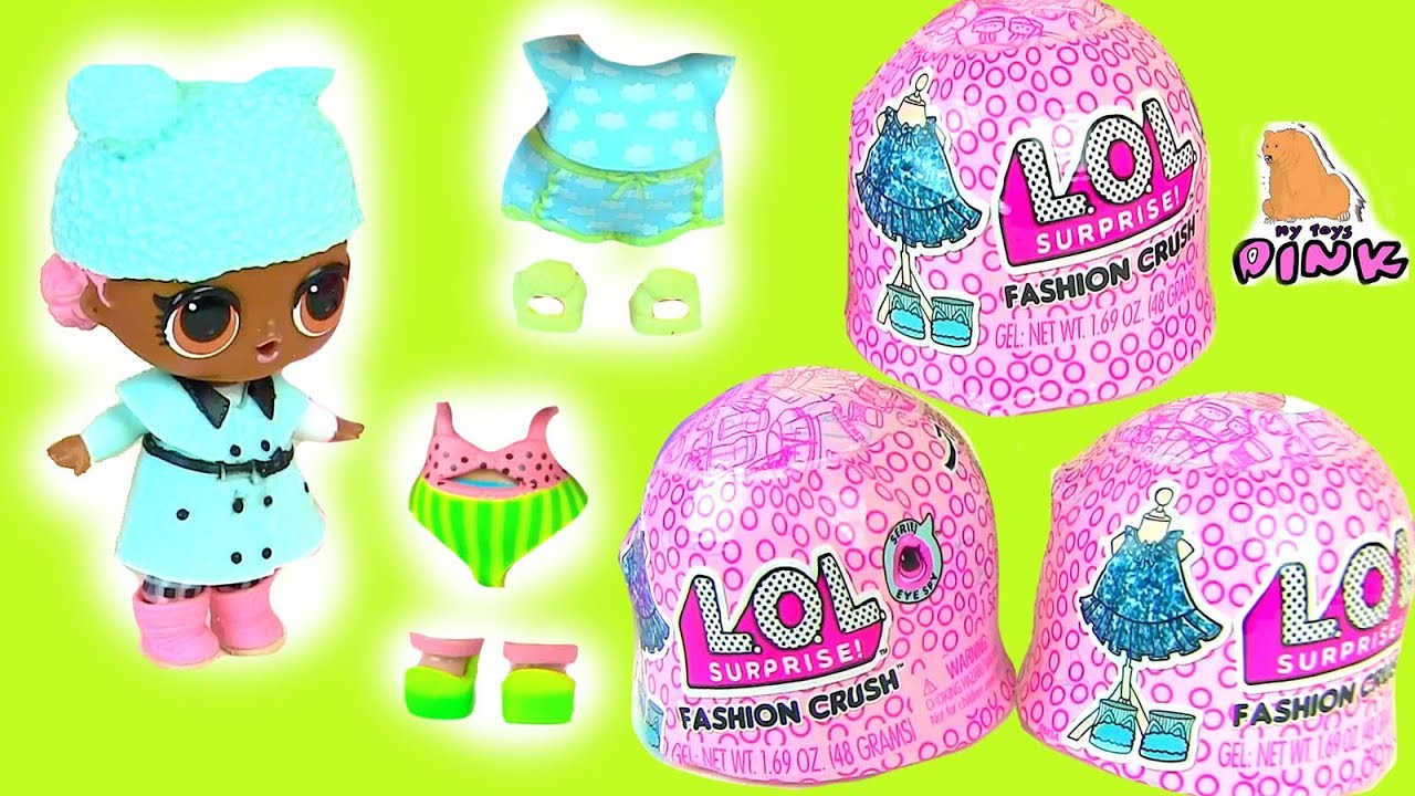 #lol Одевалки! Fashion Crush Jelly Surprise Dress Up! Игры для Девочек с  Май Тойс Пинк