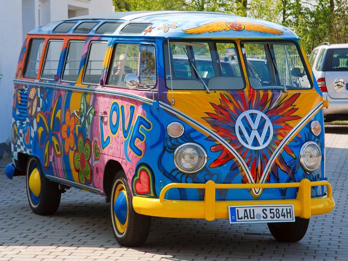 VW t1 хиппи