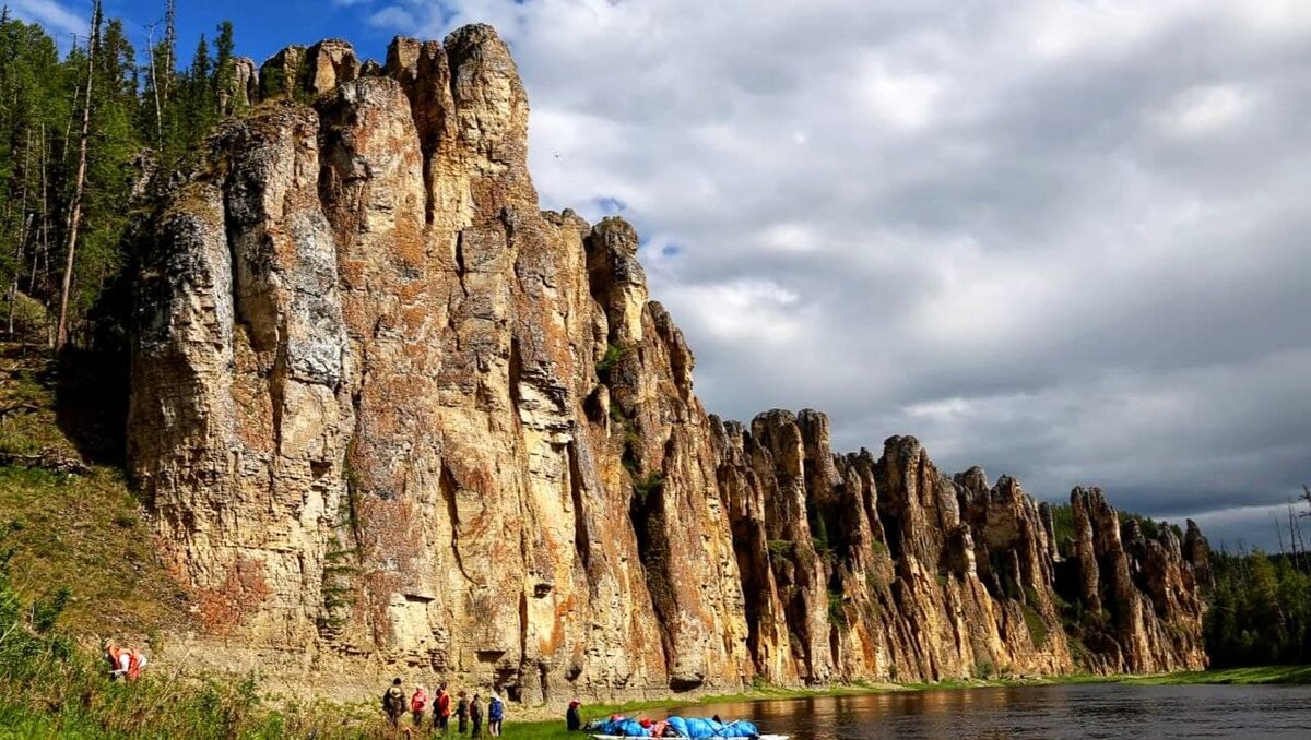 Берега реки Лена