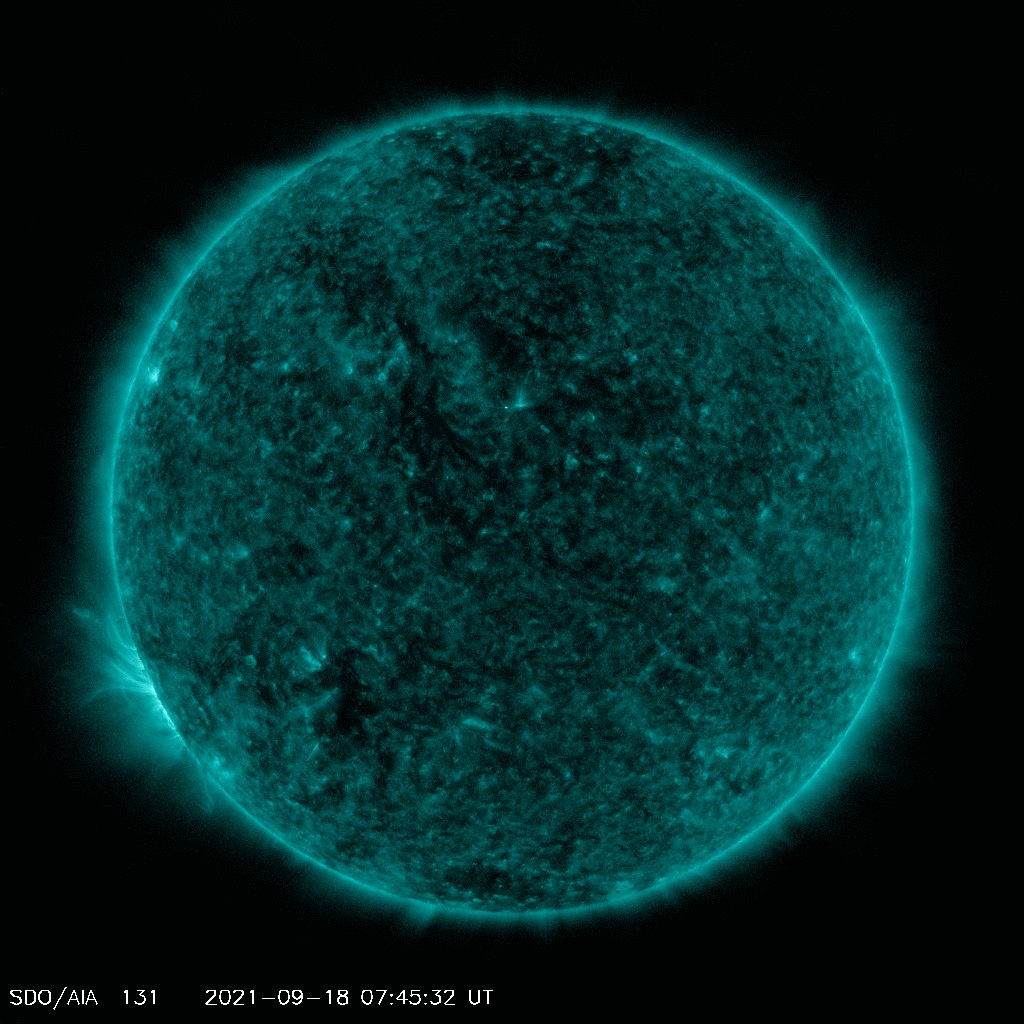 Вспышка на Солнце 18 сентября 2021 
