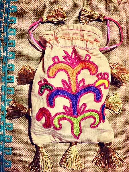 Гурам 52. Традиционный башкирский кисет. Народное творчество