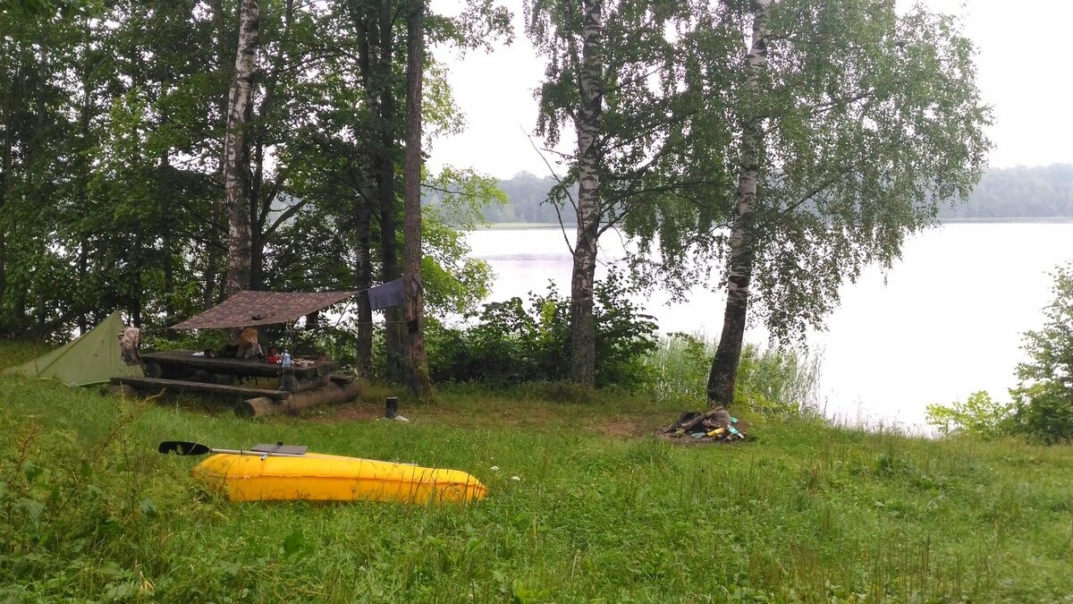 Лагерь на оз.Дго