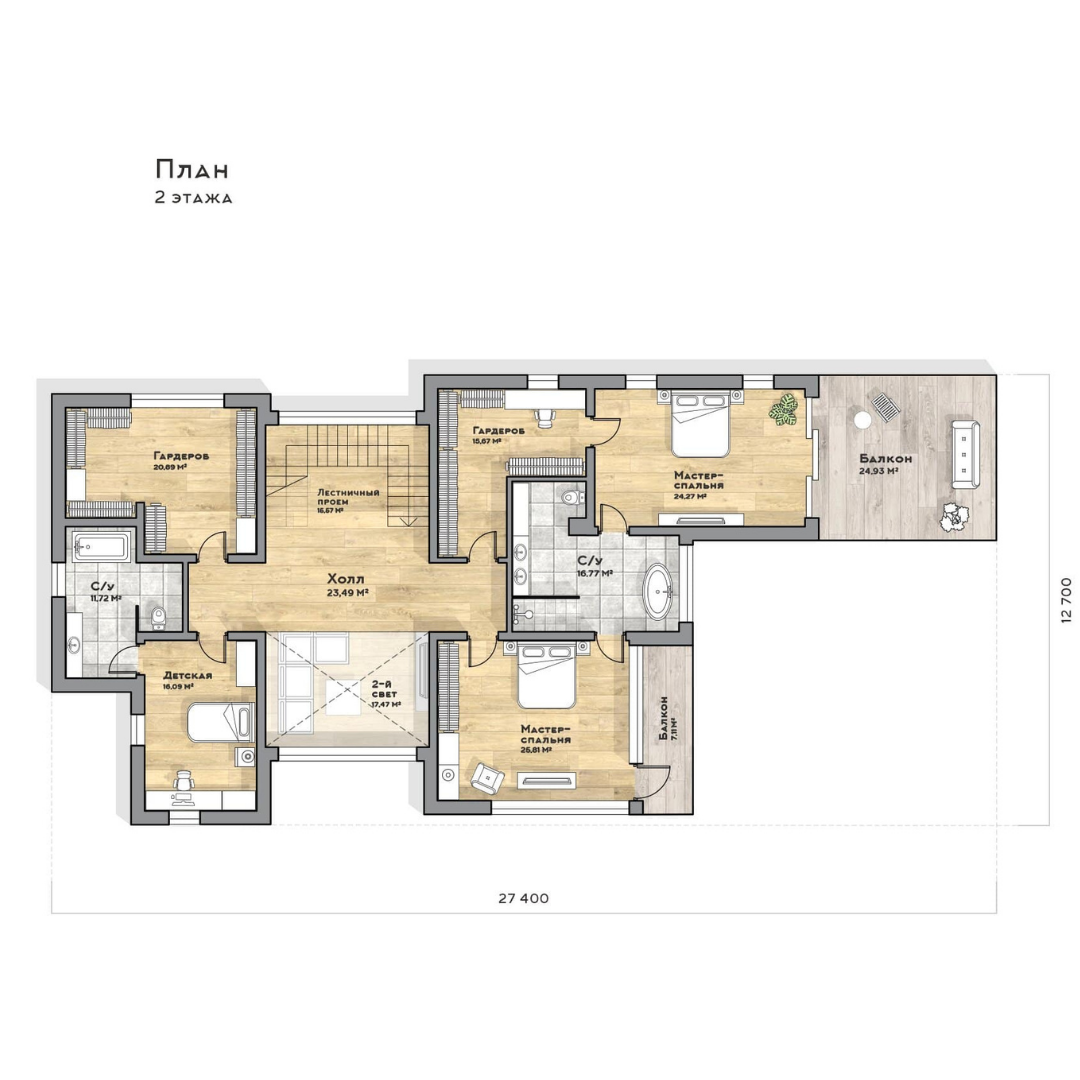 🔥Проект дома 618 м² в стиле Хай-тек за 27 млн руб. | Render House: канал о  лучших каменных домах в РФ | Дзен