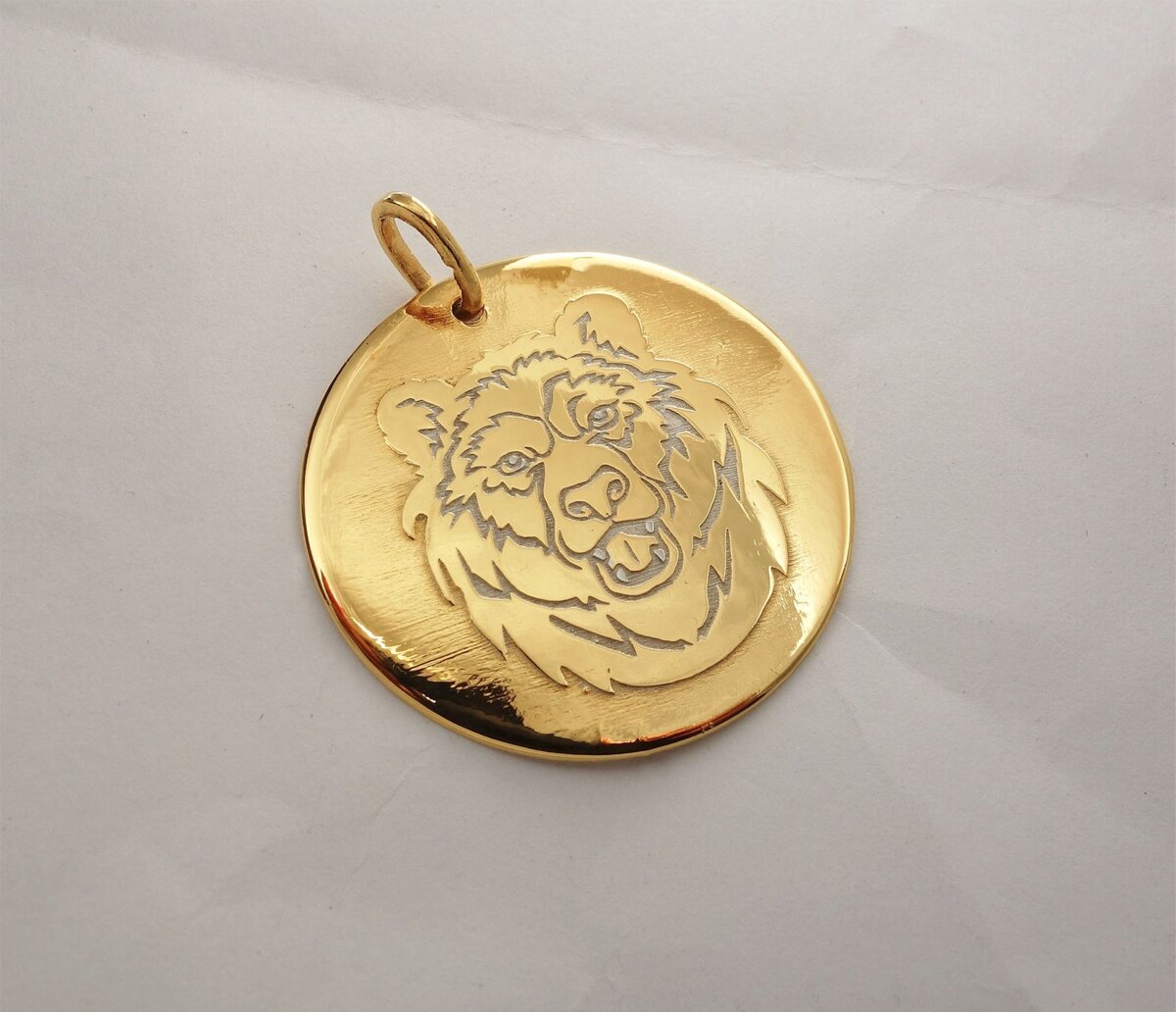 Медальон «Медведь», Златоуст 3350 руб