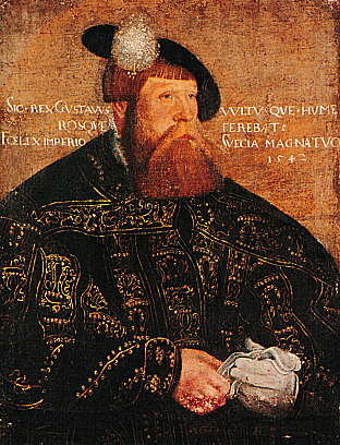 Густав Ваза или Густав I (12 мая 1496 — 29 сентября 1560) — регент шведского королевства с 23 августа 1521 г., король Швеции с 6 июня 1523 г. До вступления на престол — Густав Эрикссон


