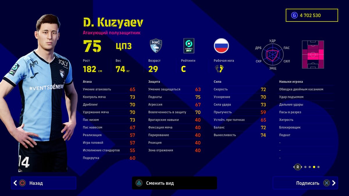 Российские футболисты в eFootball 2023 (часть первая) | Realistic PES — Всё  о футбольных симуляторах | Дзен