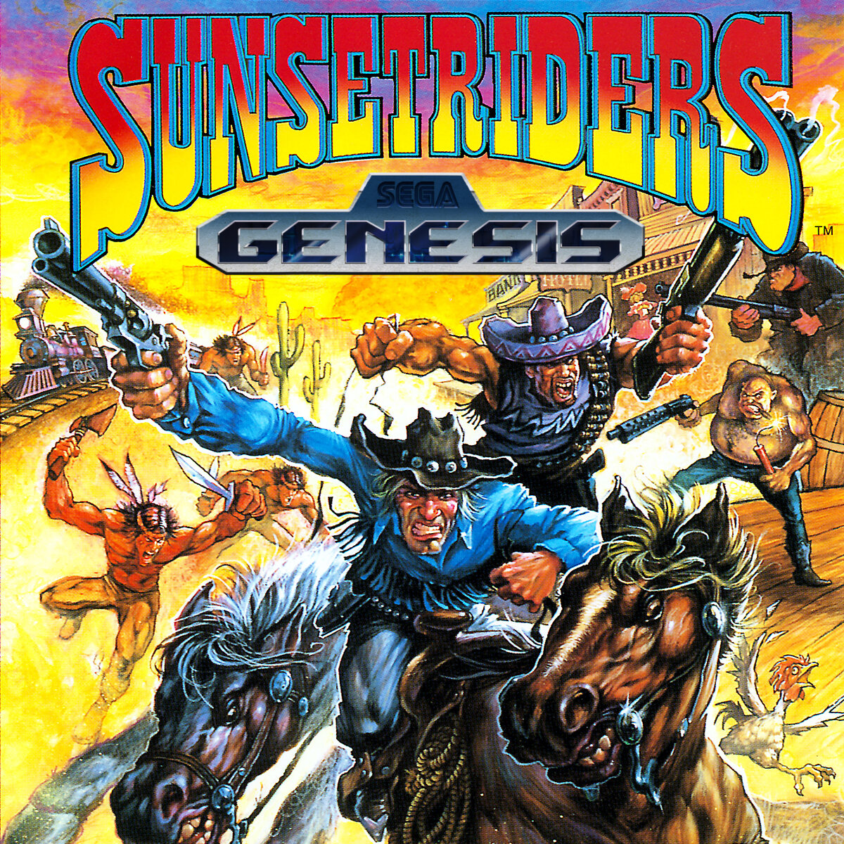 Sunset Riders Sega Genesis