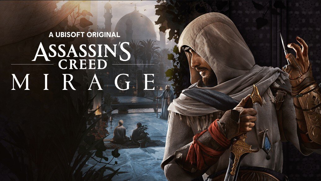 Постер с логотипом игры Assassin’s Creed Mirage