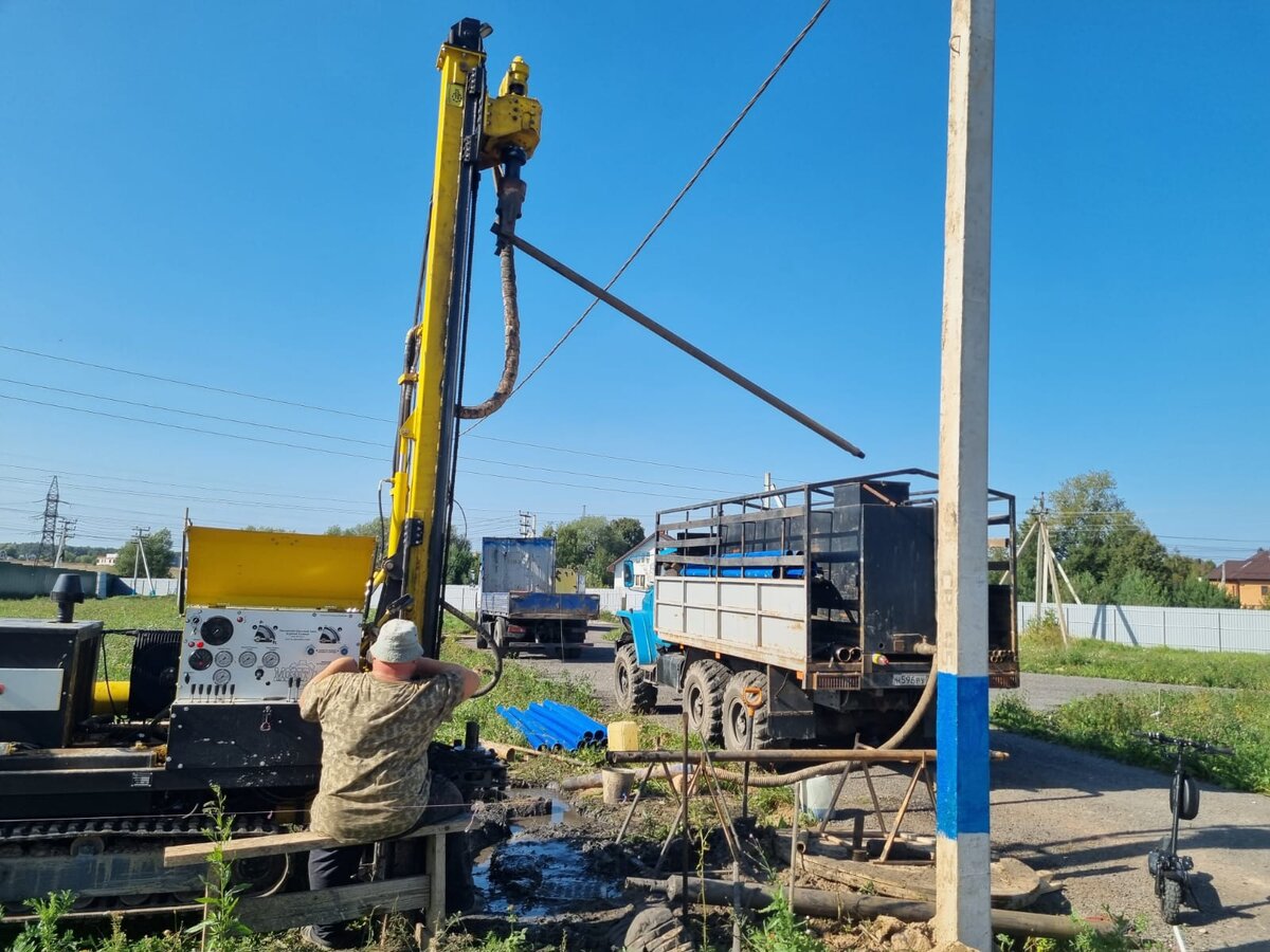 Бурим артезианские скважины по всей Московской области.