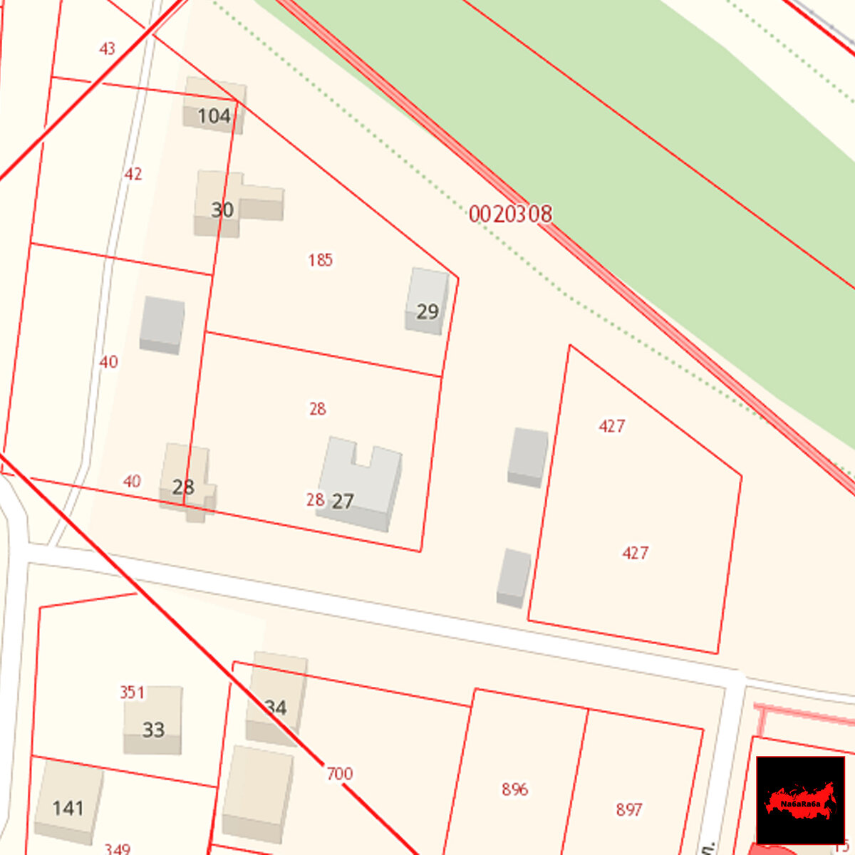 Кадастровая карта Российской Федерации