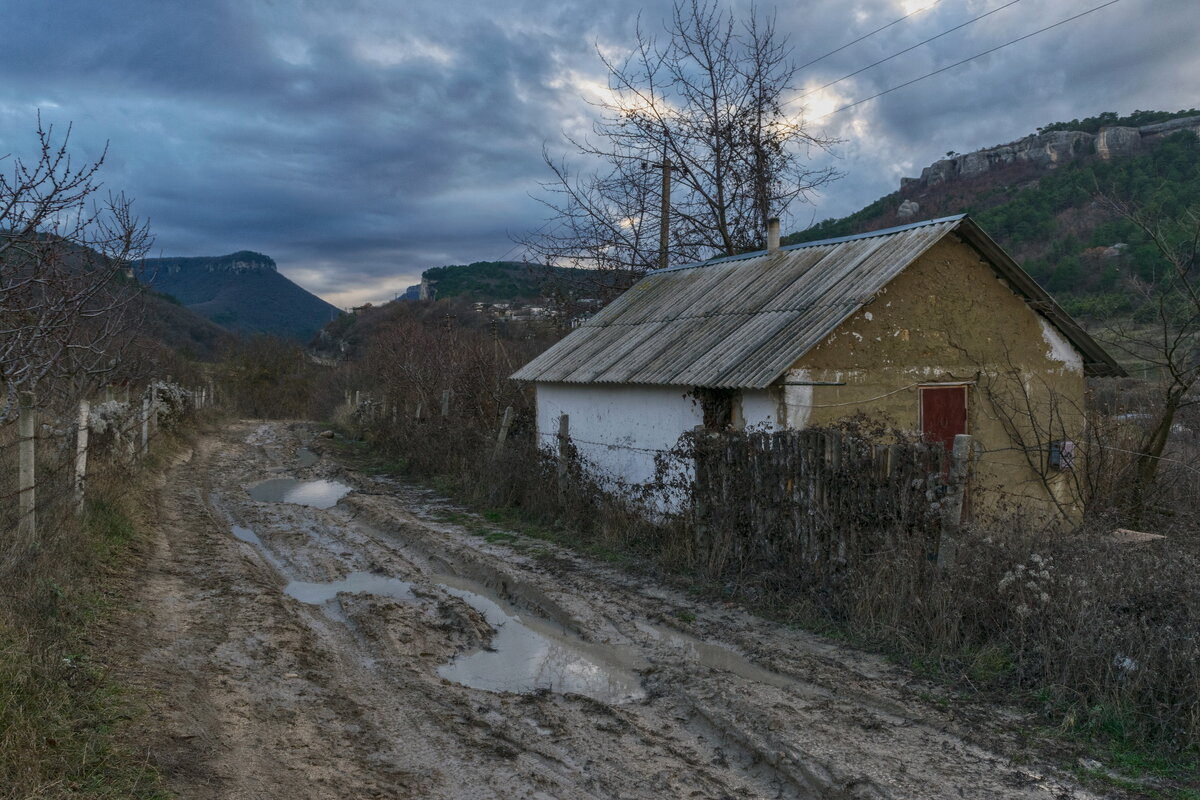 Типичный крымский зимний пейзаж