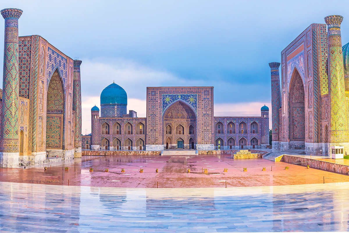 Площадь в самарканде