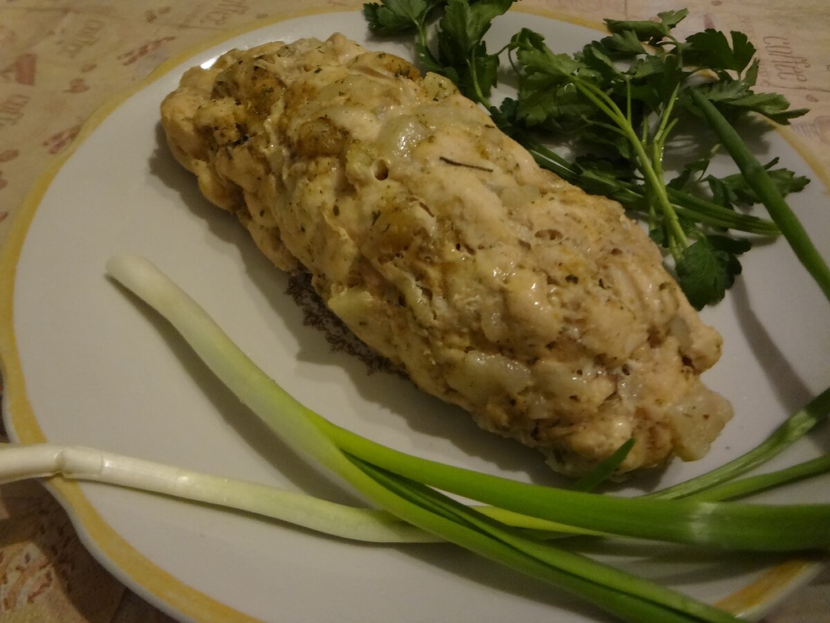 Рулет из куриной грудки