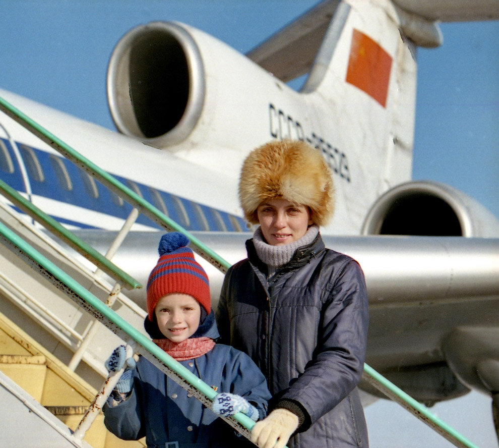 Лариса с сыном