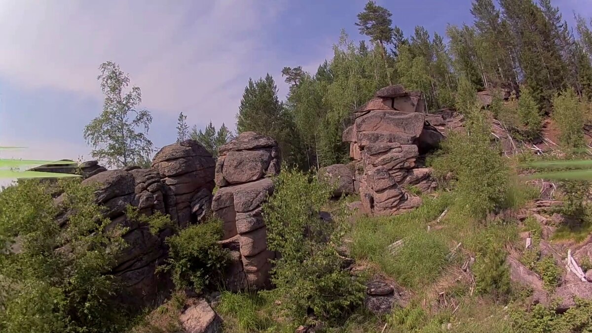 Скальник "Старая крепость". Олхинское плато.