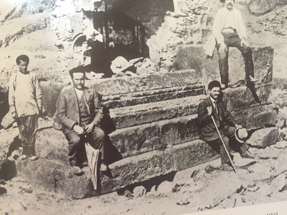 Мартирос Сарьян на развалинах города Ани, 1901 год. Фото: из архива armmuseum.ru