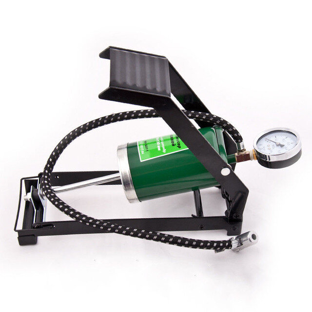 Ножной - конструкция в виде ножниц с цилиндром и поршнем установленными по середине