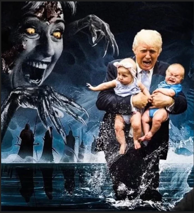 Трамп спасает детей от "глубинного государства"